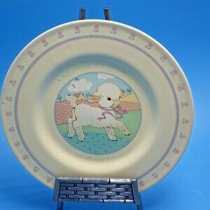 Hallmark Baby Lamb Plate 1984 Heirloom Collection